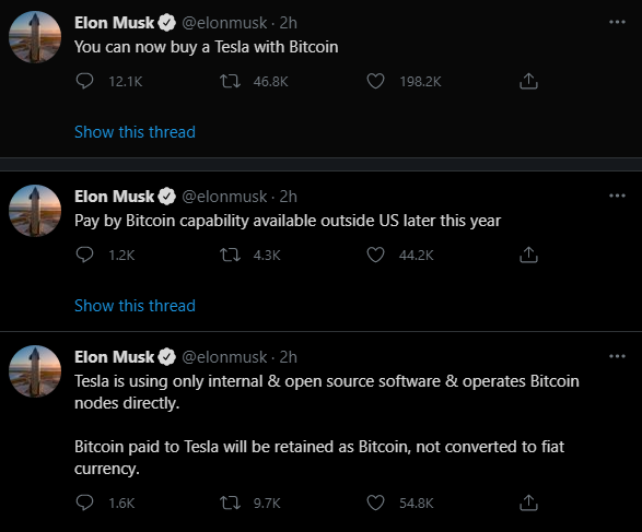 Urgent: Elon Musk detonates a surprise on Bitcoin