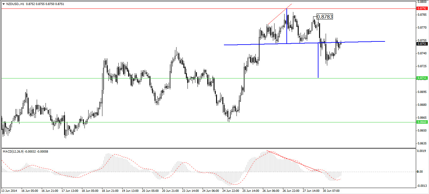 NZDUSD 1H