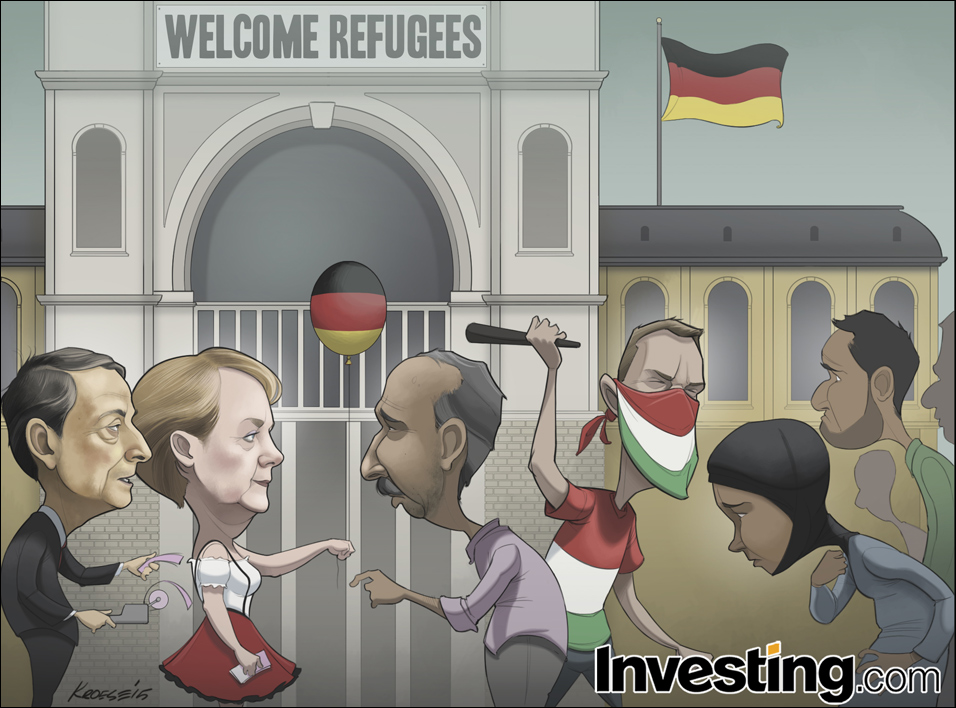 إشتداد أزمة اللاجئين في أوروبا.